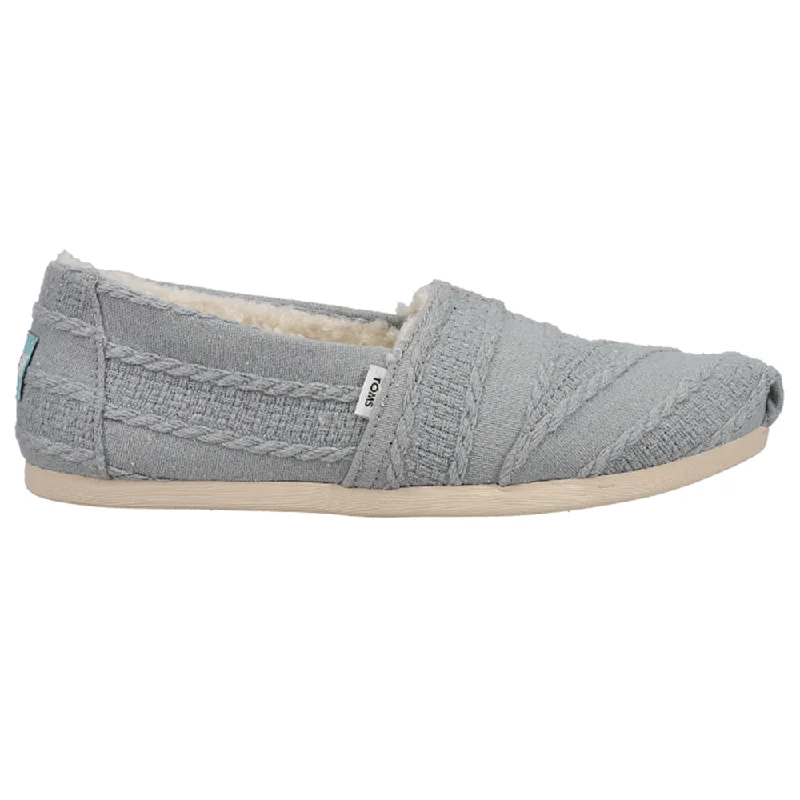 Women's Foot-Friendly Shoes Alpargata Cozy Knit Slip On Flats