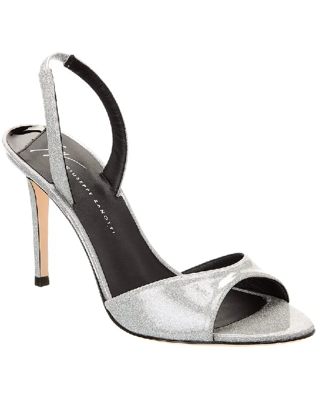 Flash Sale, Don't Miss Giuseppe Zanotti Lilibeth 90 Vinyl Slingback Sandal