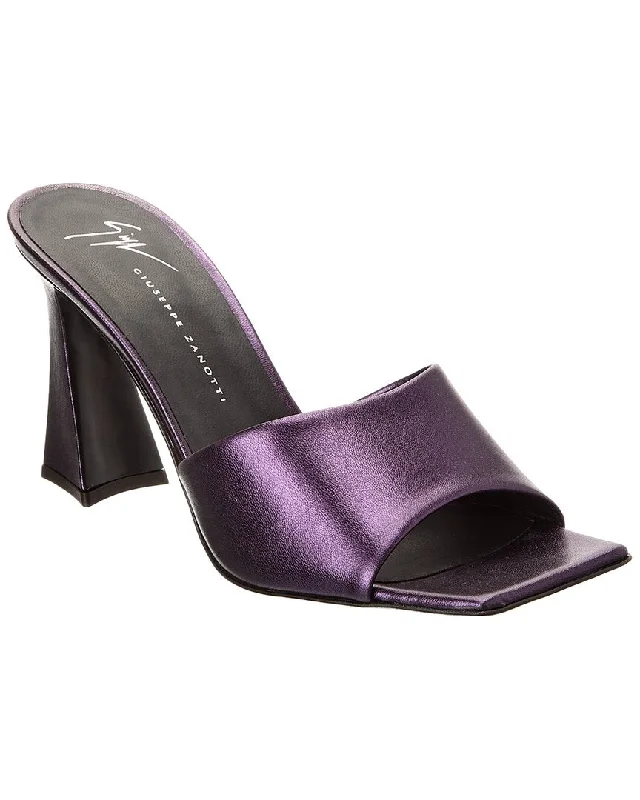 Buy More, Save More Giuseppe Zanotti Solhene 85 Leather Sandal