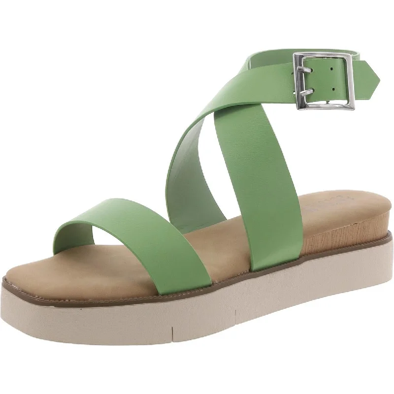 Break Fashion Norms Womens Leather Ankle Strap