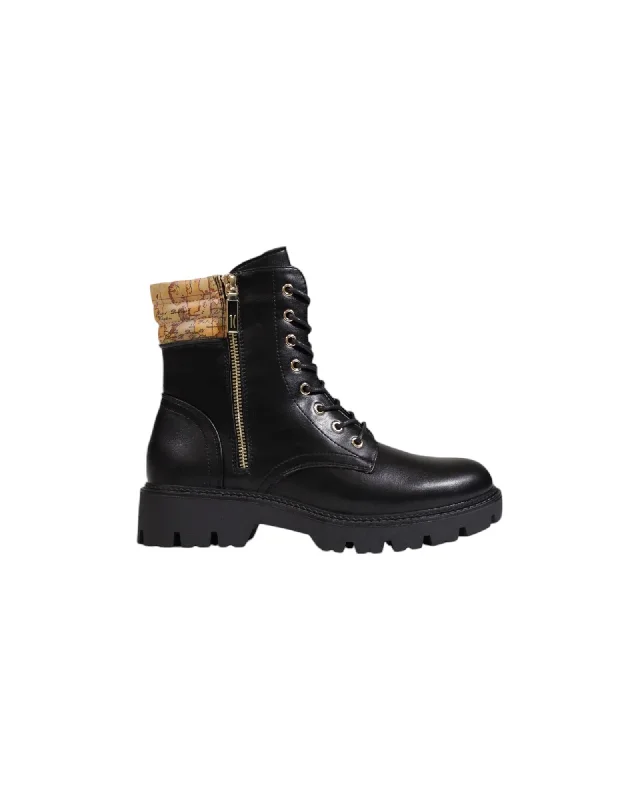 Low Price Special Alviero Martini Prima Classe Zip-Up Polyurethane Rubber Sole Boots