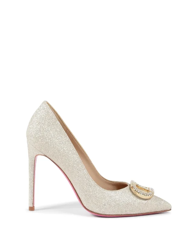 Exclusive Designer Shoes Sale Dee Ocleppo  D'Orsay Pumps in Gold