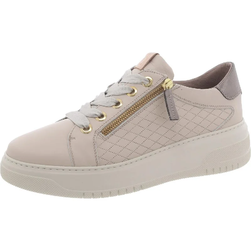 Flexible Sole Shoes Sale OMINIE Womens Faux Leather Lace up Casual And Fashion Sneakers