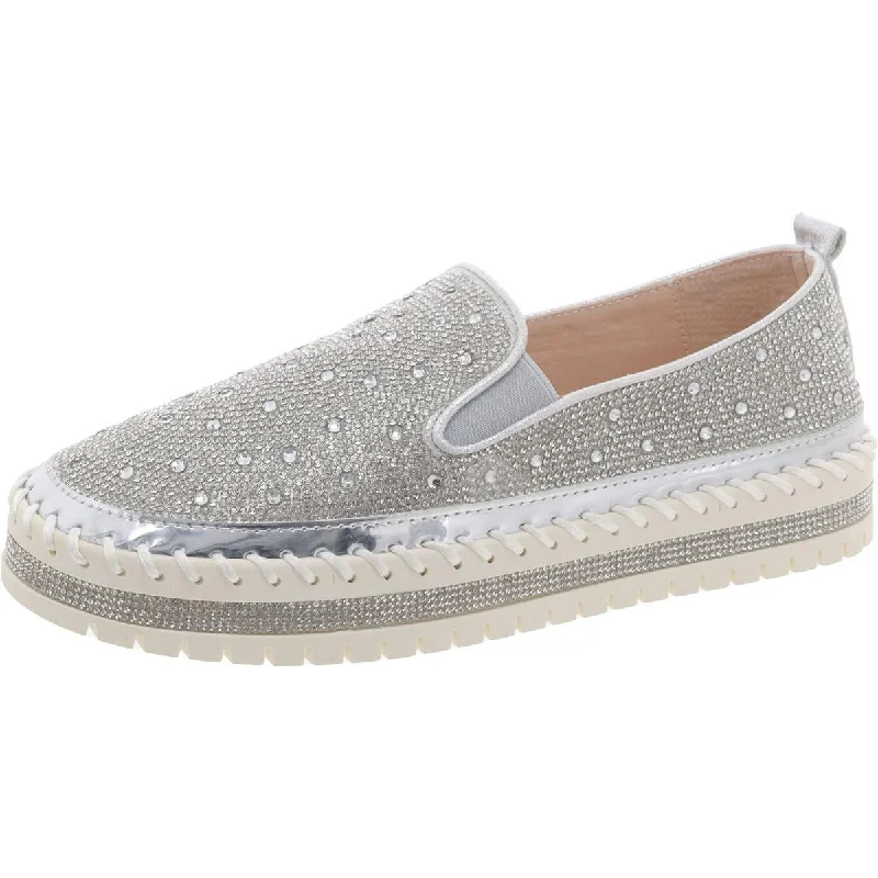 Vibrant Style Promotions Brittany Womens Slip On Padded Insole Slip-On Sneakers