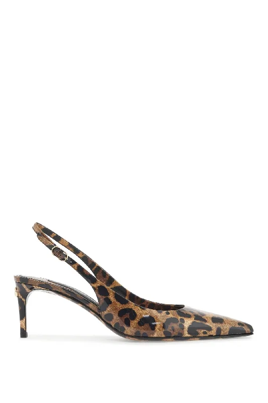 Ultra-Light Footwear Sale Dolce & Gabbana Leopard Print Slingback