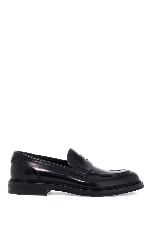 Designer Women's Shoes Dolce & Gabbana Brushed Leather Loafers