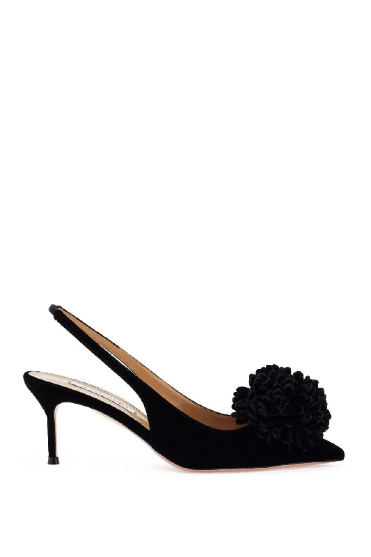 Streetwear-Inspired Footwear Aquazzura Velvet Couturier Slingback