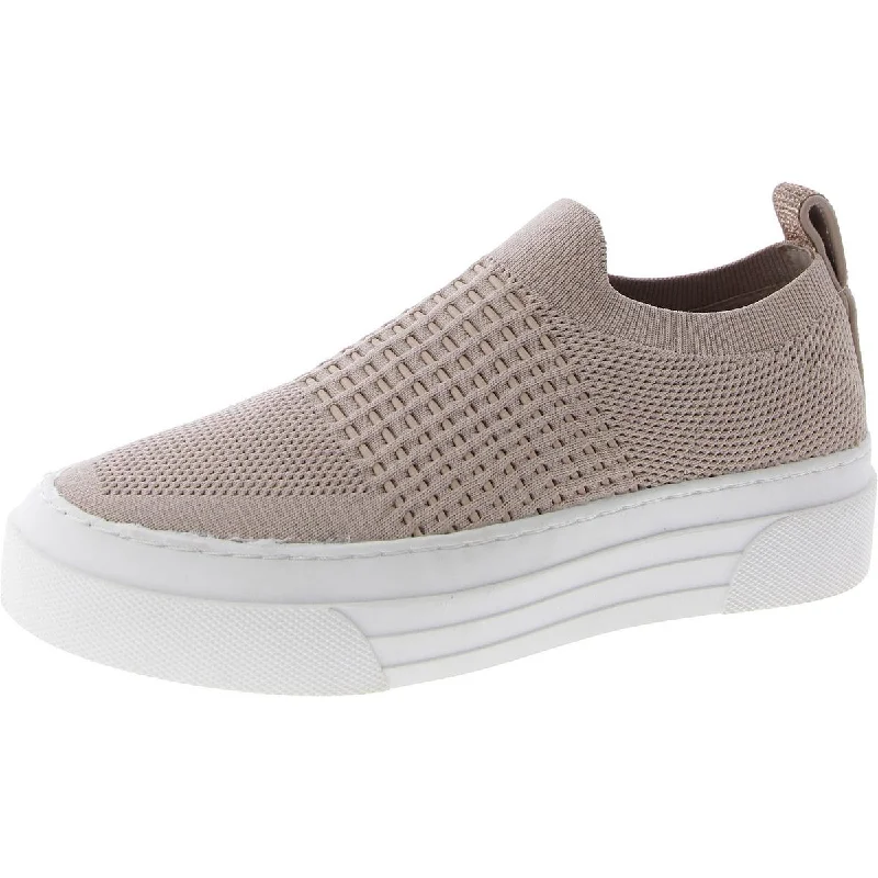 Bid Farewell To The Old Season Sabina Womens Knit Laceless Slip-On Sneakers