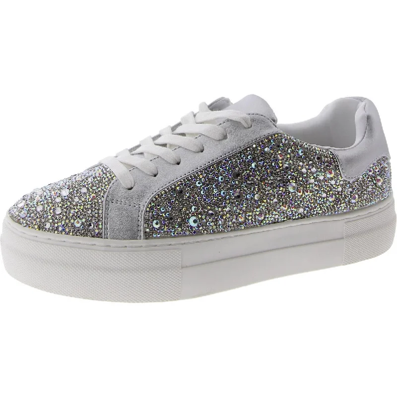 Water-Resistant Shoes Sale Salinas Womens Metallic Rhinestone Casual And Fashion Sneakers