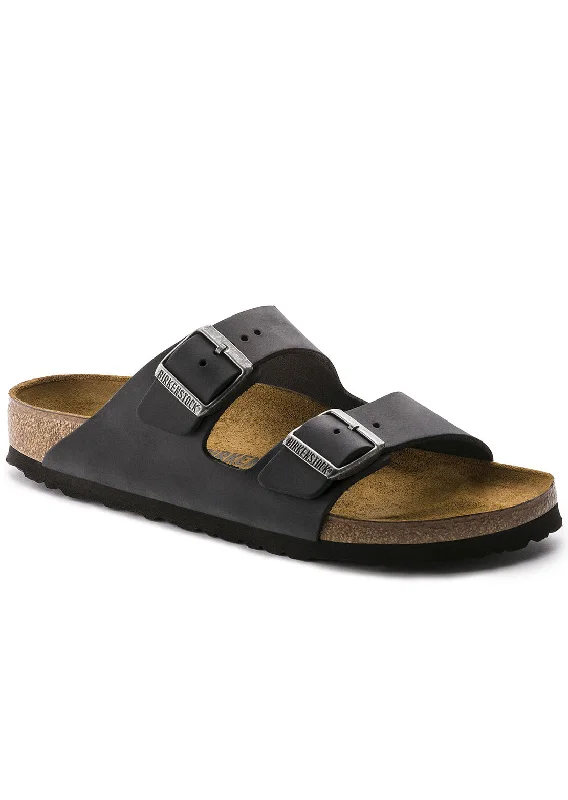 Hot Trends Birkenstock Arizona Oiled Leather Narrow Sandals