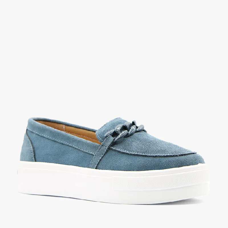 Breathable Shoes CHIMY BLUE SUEDE