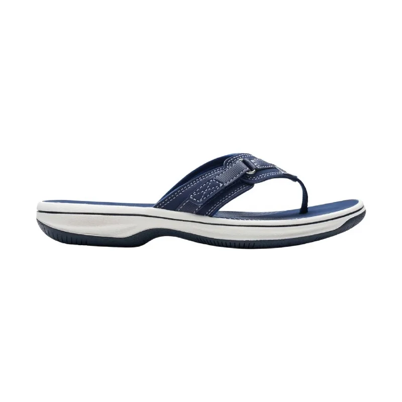 Affordable Luxury Fashion Clarks Women's Breeze Sea - Navy Synthetic