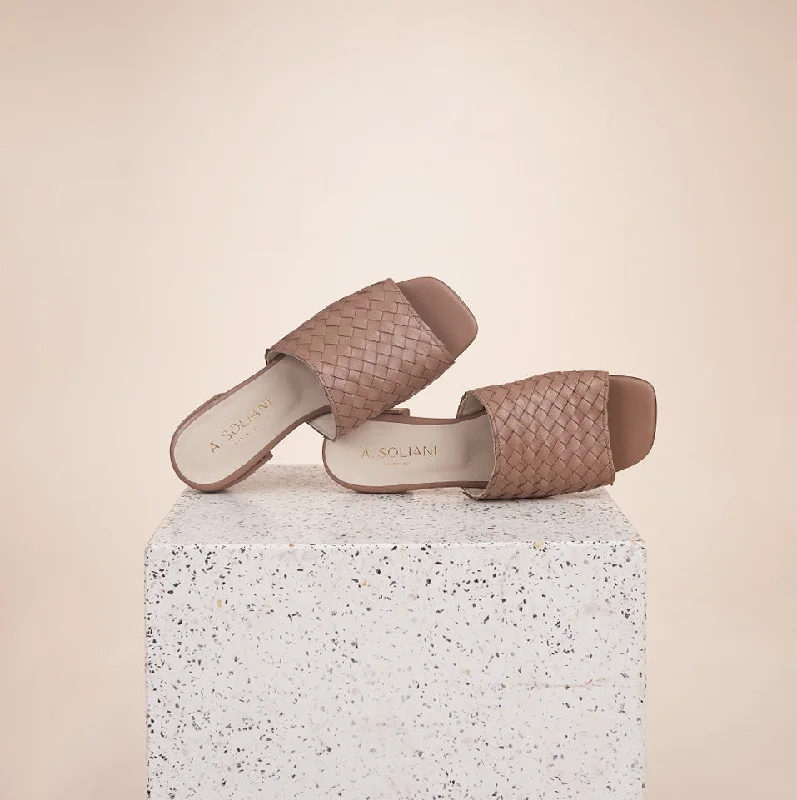 Lightweight Walking Shoes Offers Fiore - Woven Leather Taupe