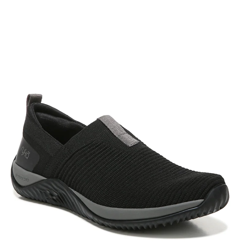 Inspired By You, Designed For You Ryka Women's Echo Knit Slip-On Sneaker Black/Grey