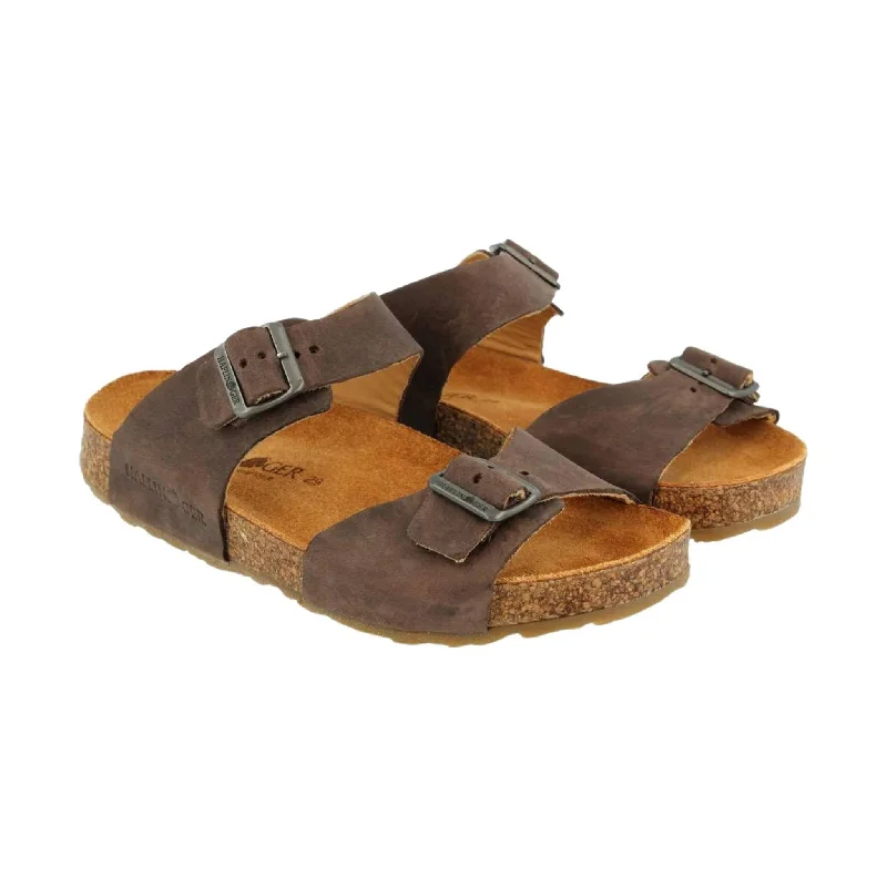 Trendy Looks On Sale Haflinger Women's Andrea Sandal - Brown Chocolate