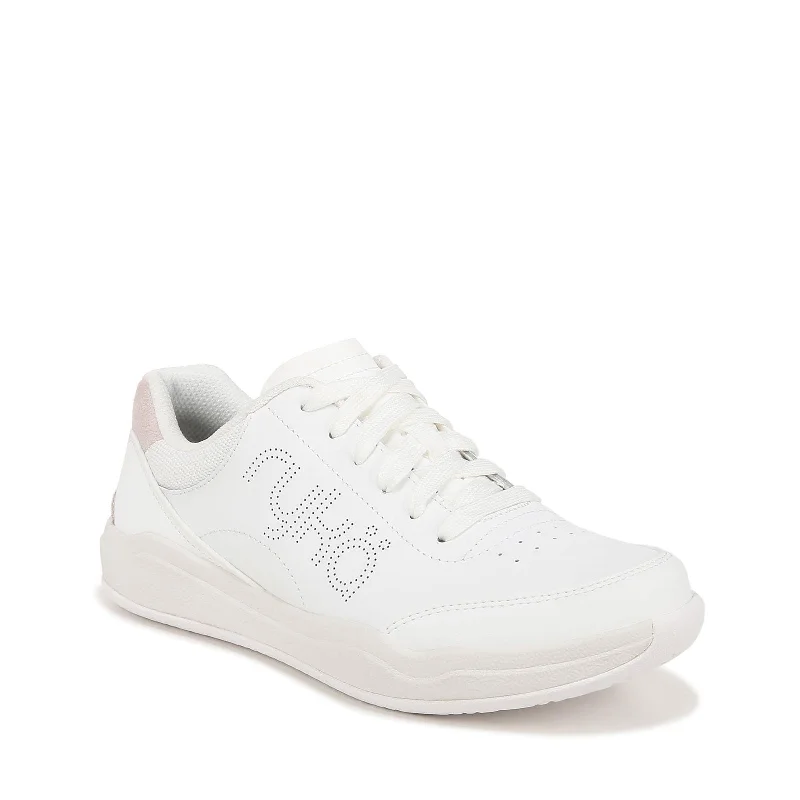 Vibrant Style Promotions Ryka Womens Courtside Pickleball Sneakers Brilliant White