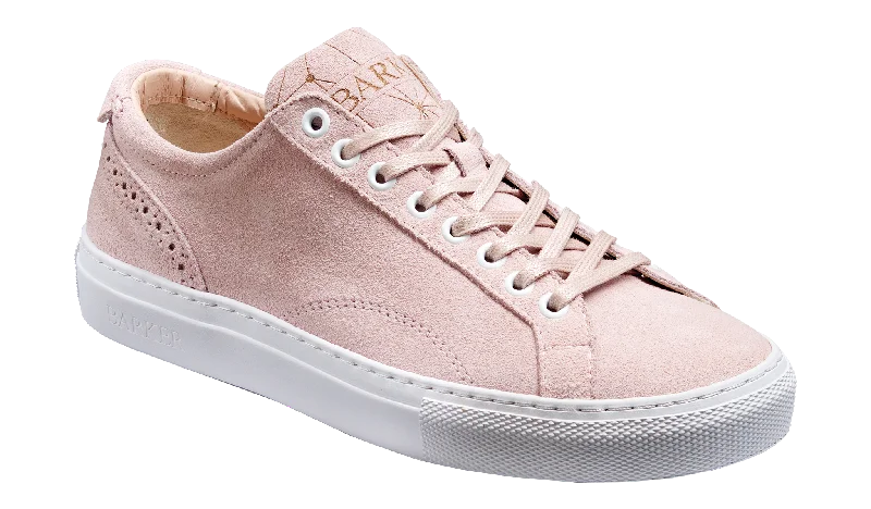 Trend Alert Isla - Pink Suede Womens Rubber Sole Sneaker Shoe