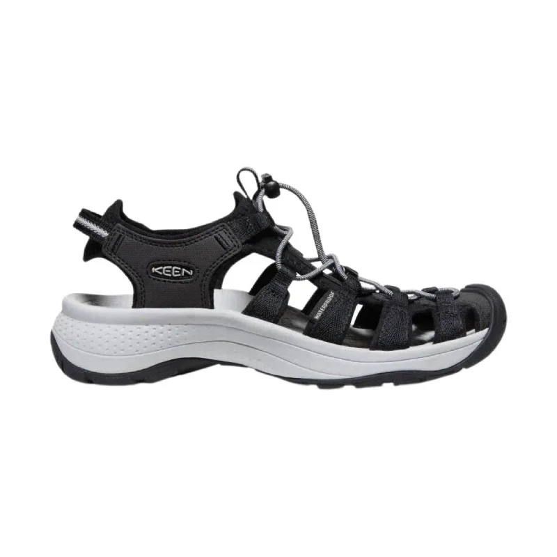 Slip-Resistant Footwear Promotion KEEN Women's Astoria West Sandal - Black/Grey