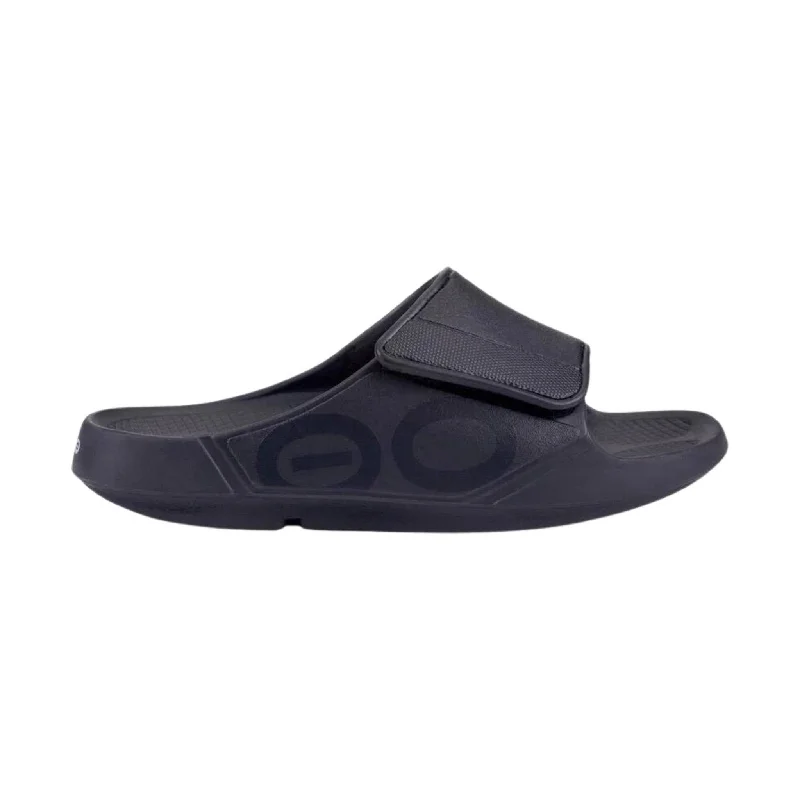 All-Day Comfort Shoes Promotion OOfos OOahh Sport Flex Slide - Matte Black