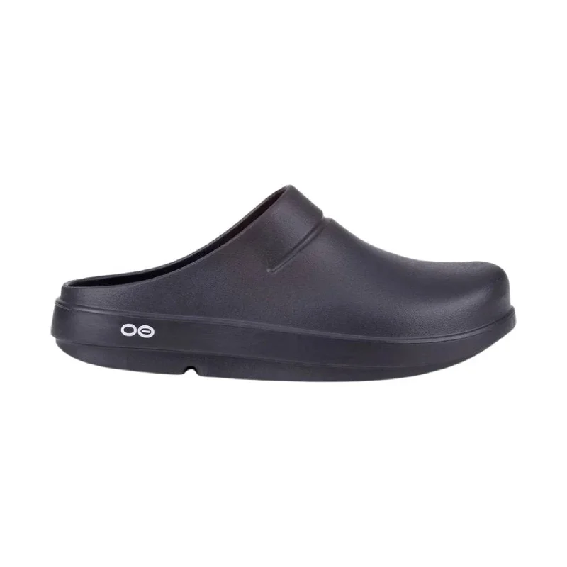 Elevated Casual Discounts OOfos OOcloog Clog - Black