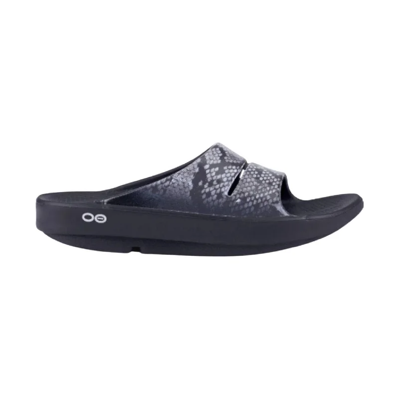 Classic Elegance Sales OOfos Women's OOahh Limited Slide - Snake