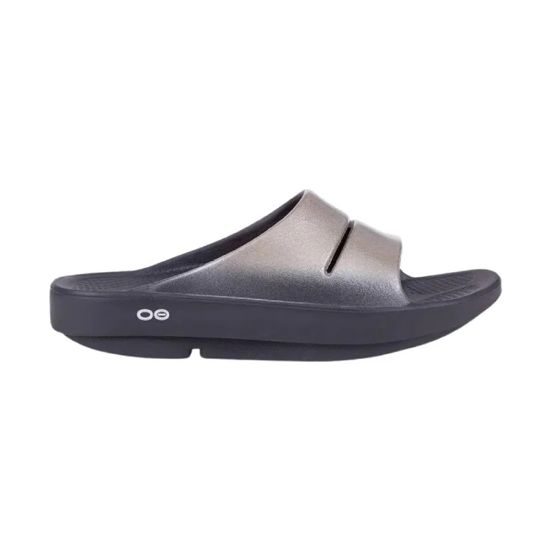 Sporty Fashion Offers OOfos Women's OOahh Luxe Slide - Latte