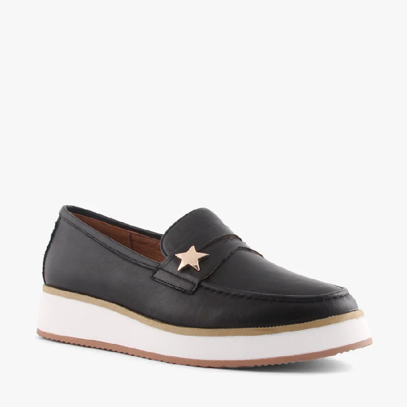 Women's Effortless Slip-Ons QUEENS BLACK