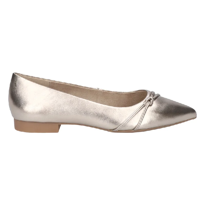 Weekend Exclusive Rhea Metallic Ballet Flats