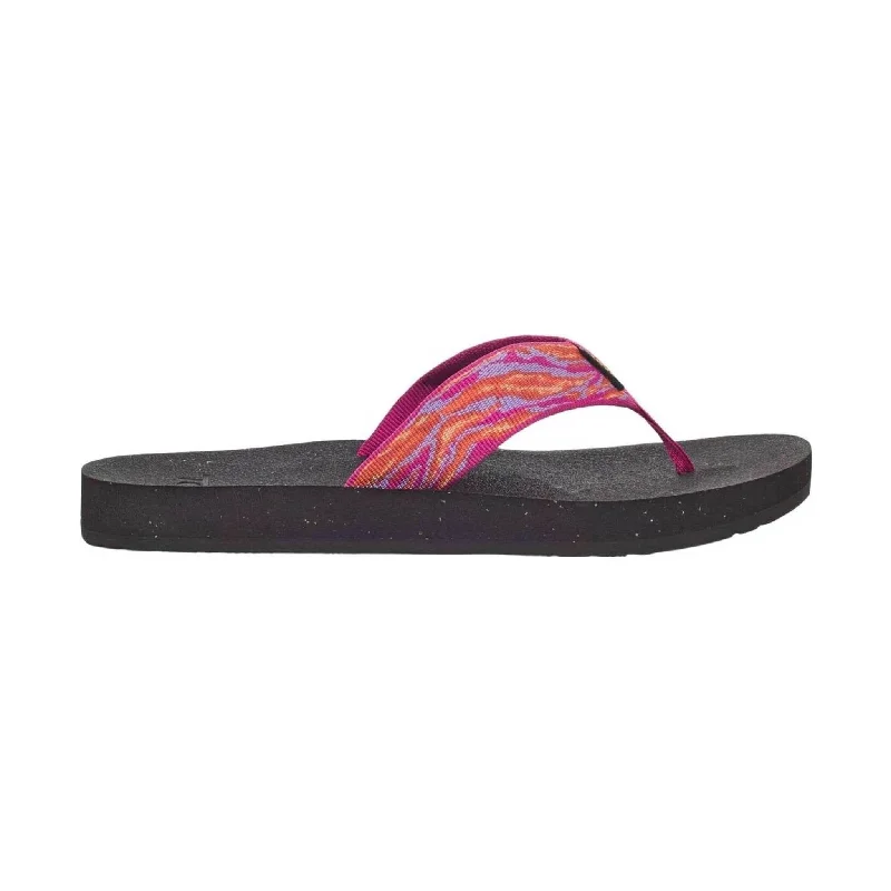 Sleek Dress Shoes Deal Teva Women's Reflip Flip Flop - Waves Rose Violet