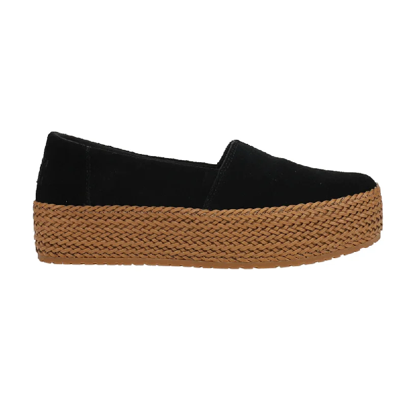 Durable Walking Shoes Sale Valencia Suede Plaform Espadrille Flats