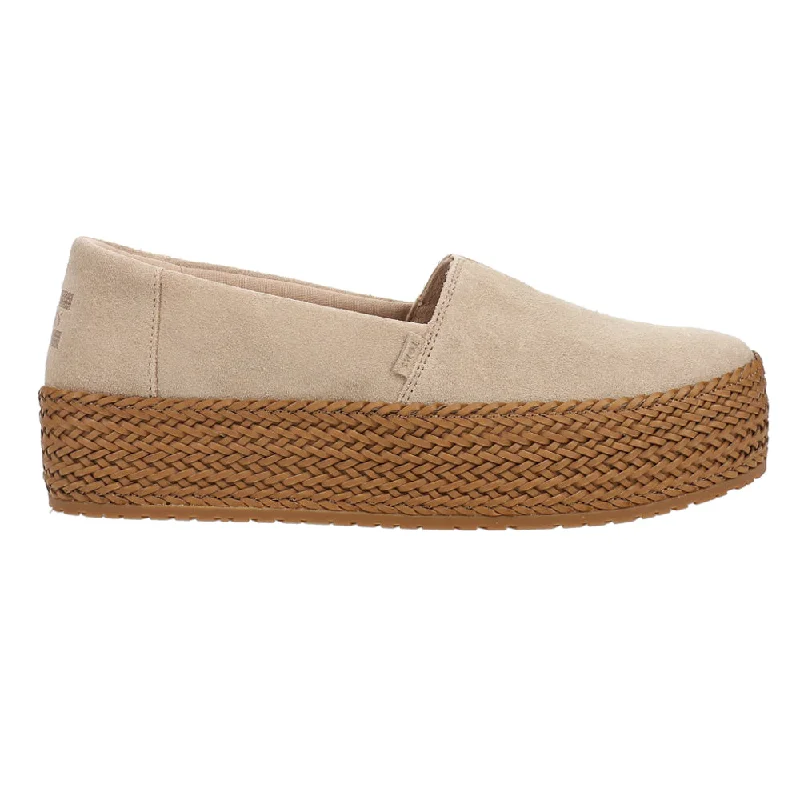 Bold Style Discounts Valencia Suede Plaform Espadrille Flats